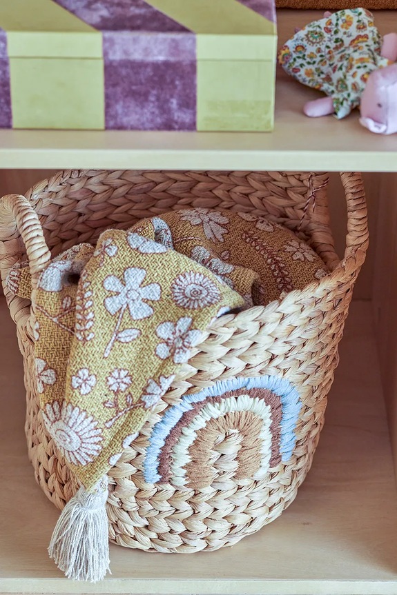 Καλάθι αποθήκευσης Bloomingville Agnes 2-pack 82058539 μπεζ