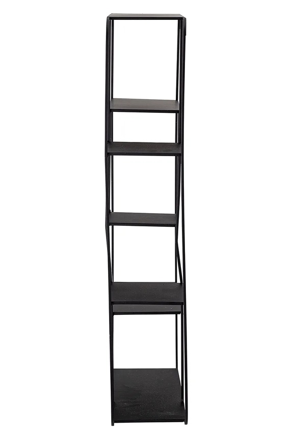 Nappali és hálószoba Bloomingville fali polc Ebert 82052204 fekete