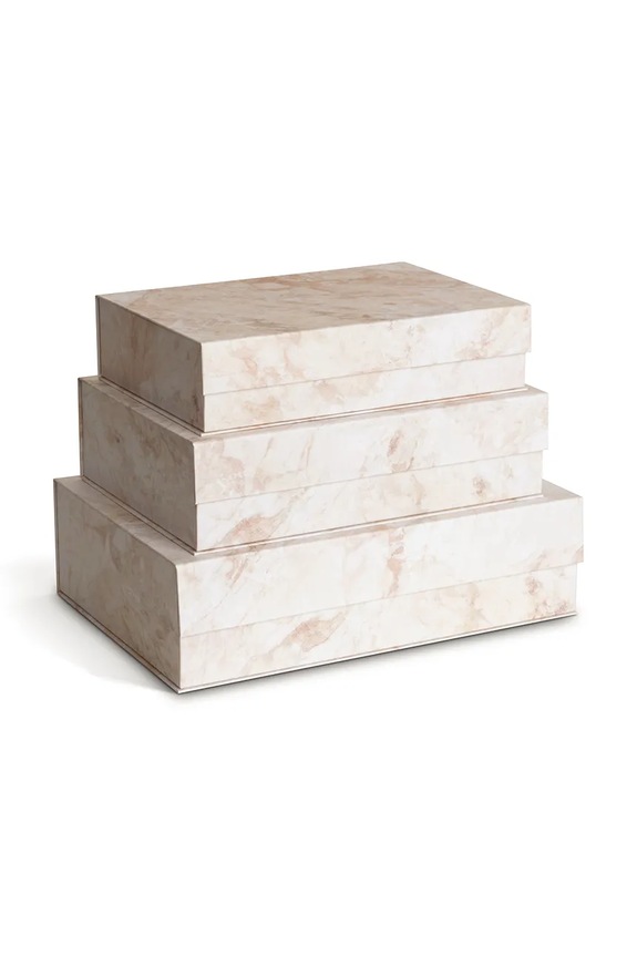 Bigso Box of Sweden zestaw pudełek do przechowywania 3-pack beżowy 123389433.99