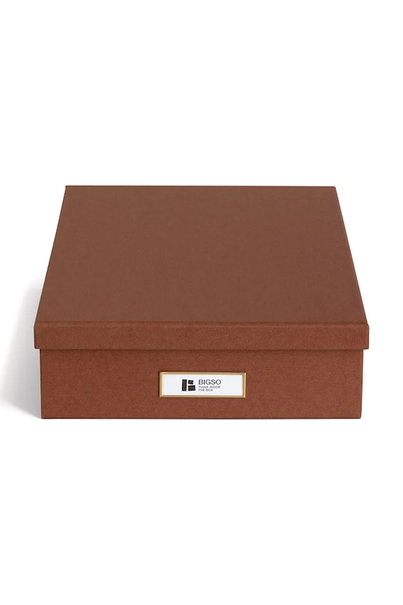 Salon i sypialnia Bigso Box of Sweden pudełko do przechowywania A4 9451R1262.99 brązowy