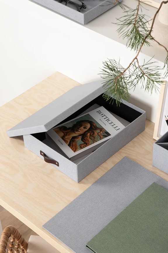 Úložný box Bigso Box of Sweden A4 9451C6249L01.99 sivá
