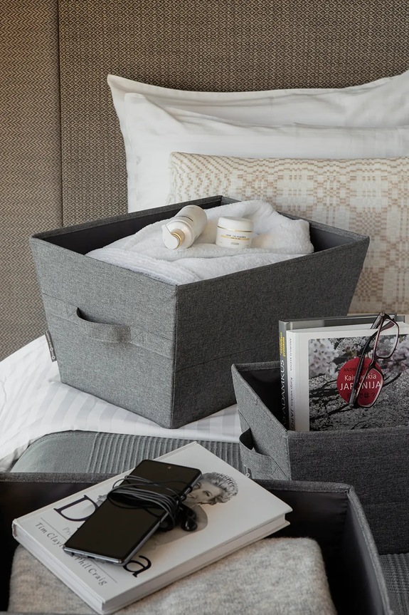 Obývacia izba a spálňa Úložný box Bigso Box of Sweden 6951S0101.99 sivá