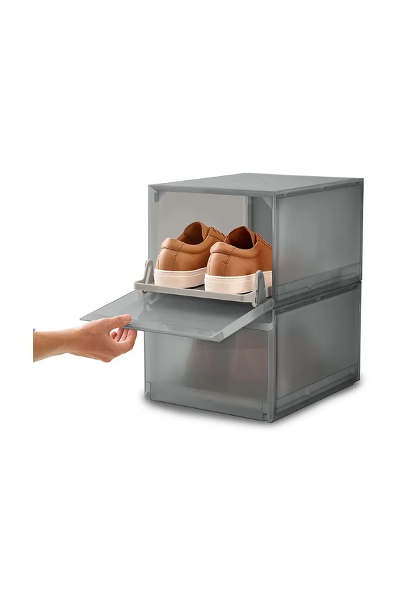 Living și dormitor Joseph Joseph set de cutii pentru depozitarea încălțămintei Shoe Storage Box 2-pack 55013 gri