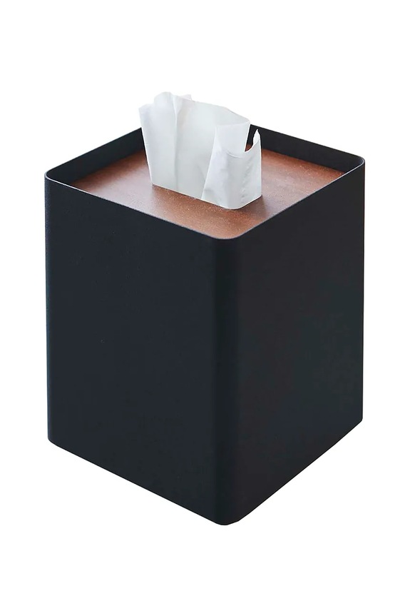 Yamazaki contenitore per fazzoletti nero 5179