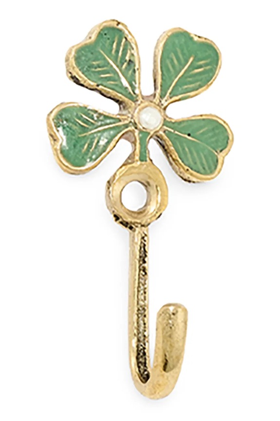 Doing Goods appendiabito da parete Lucky Clover Hook Mini 1.10.10.070.600.3 giallo AA00