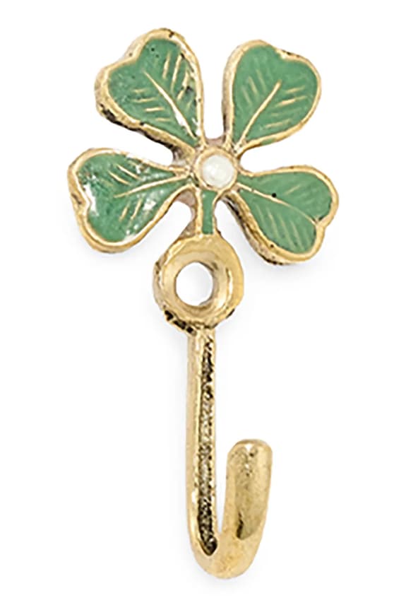 Doing Goods appendiabito da parete Lucky Clover Hook Mini 1.10.10.070.600.3 giallo AA00