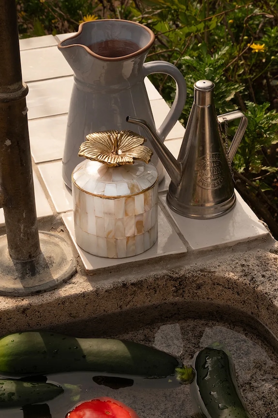 Σαλόνι και υπνοδωμάτιο Δοχείο με καπάκι Doing Goods Hailey 13 cm. 1.20.21.036.002.5 πολύχρωμο