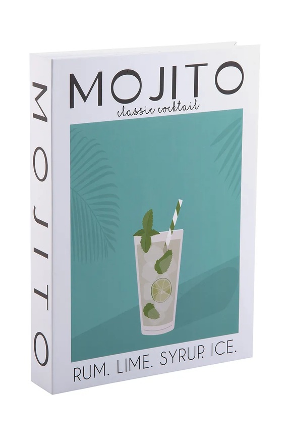 Present Time cutie de depozitare Storage Book Mojito multicolor PT4287