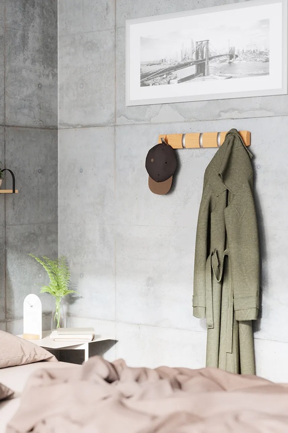 Stenski obešalnik Umbra bež 318850.390