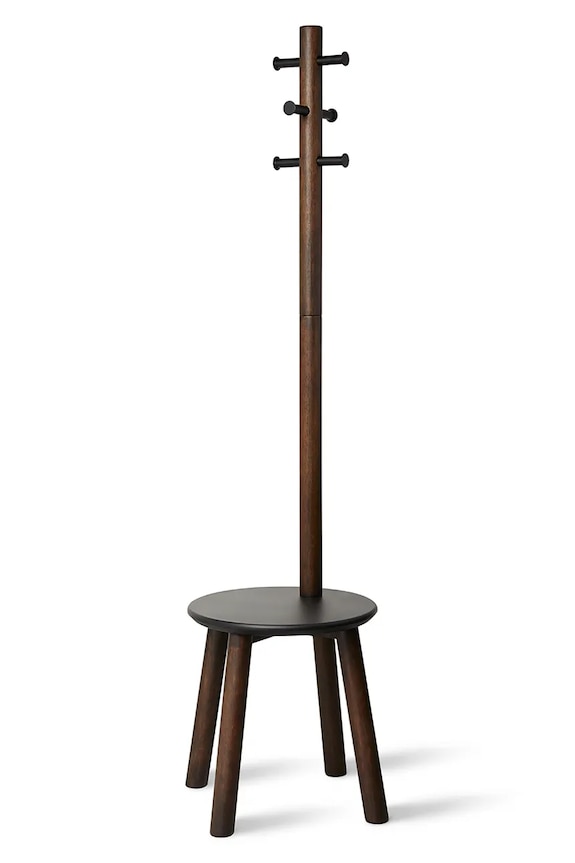 Umbra cuier Pillar Stool and Coat Rack maro 1014257.048