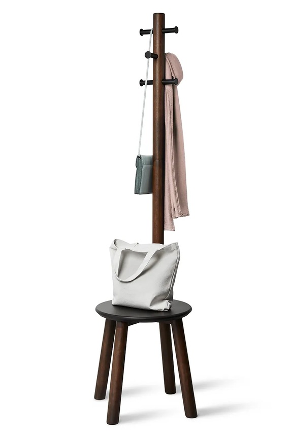 Umbra cuier Pillar Stool and Coat Rack 1014257.048 maro AA00