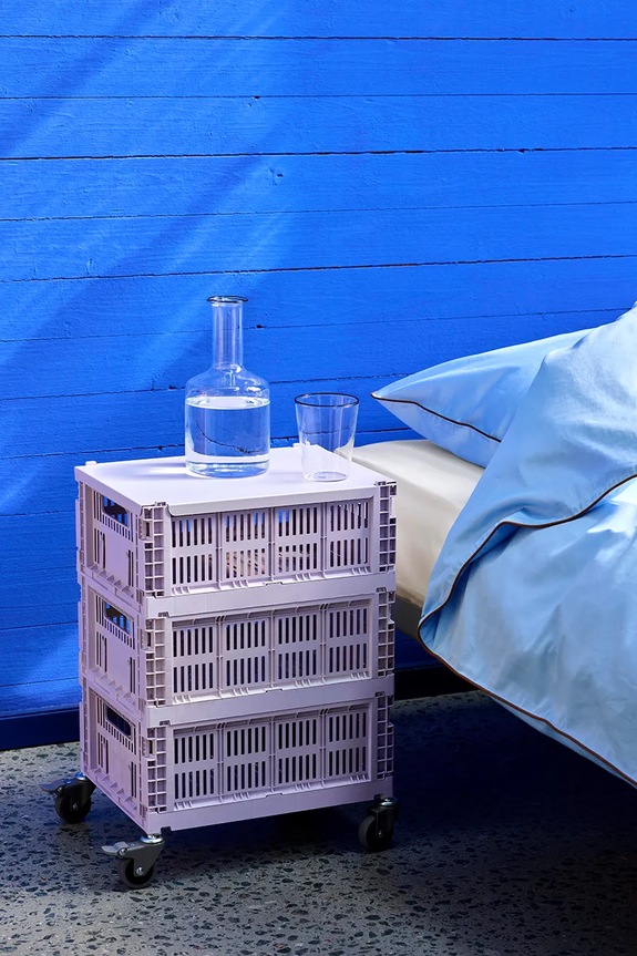 Σετ τροχών για κουτί HAY Colour Crate 3 x 6,5 x 9 cm 4-pack AC463.A908.AH43.01TV