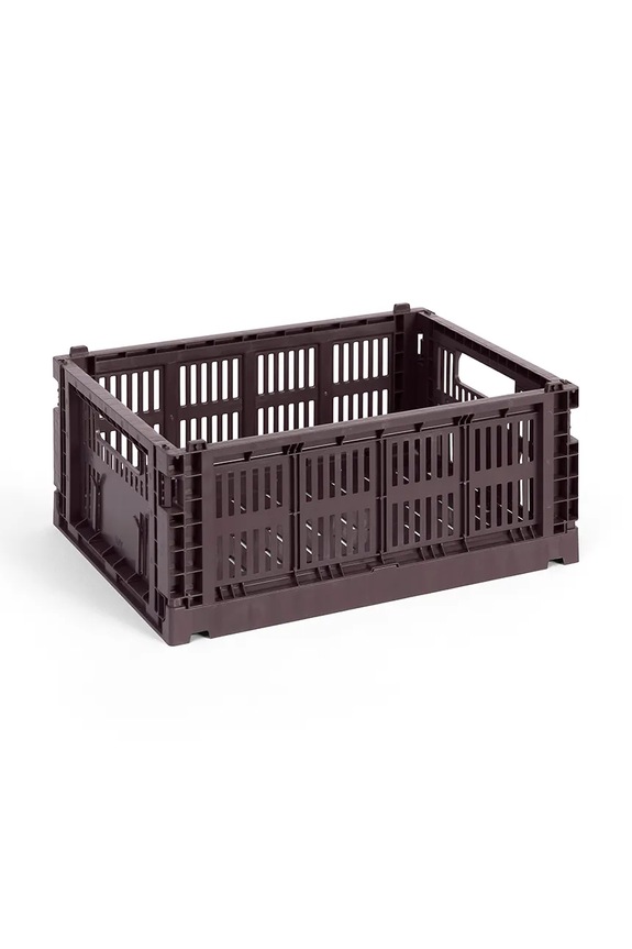 Úložný box HAY Colour Crate M / 14 x 26,5 x 34,5 cm burgundské AB634A602AG31
