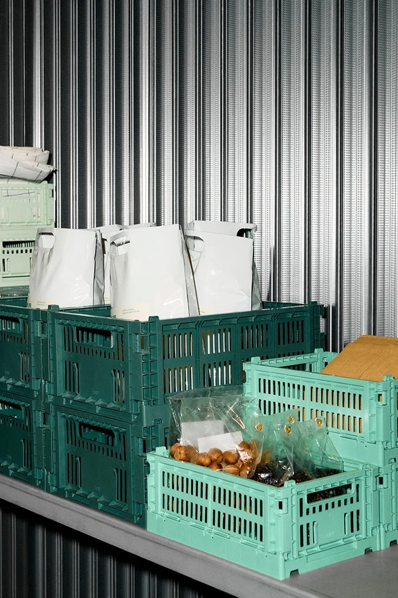 Коробка для зберігання HAY Colour Crate L / 18,5 x 34,5 x 53 cm AB634A603AE77 зелений AA00