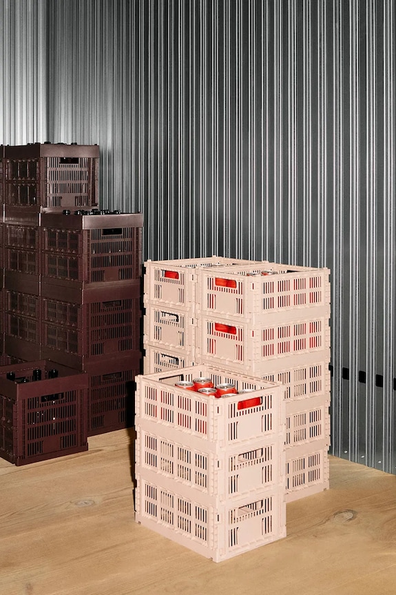 Úložný box HAY Colour Crate L / 18,5 x 34,5 x 53 cm ružová AB634A603AF65