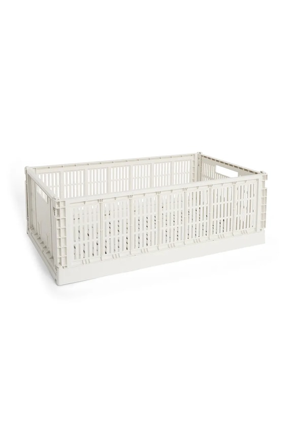 Úložný box HAY Colour Crate XL / 24 x 42 x 68 cm bílá AB634A604AB90