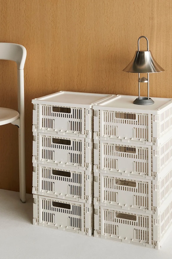 HAY cutie de depozitare Colour Crate M / 14 x 26,5 x 34,5 cm AB634F125AB90 alb AA00