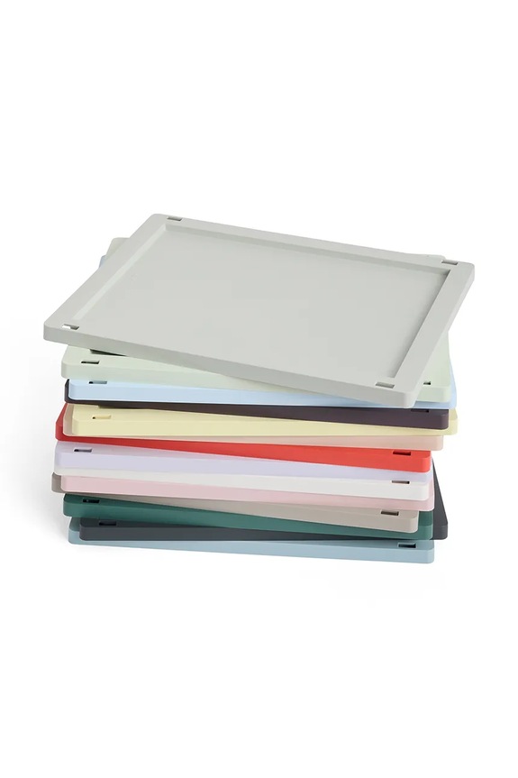 Veko krabice HAY Colour Crate M / 27 x 35 cm AE759A602AG28 tyrkysová AA00