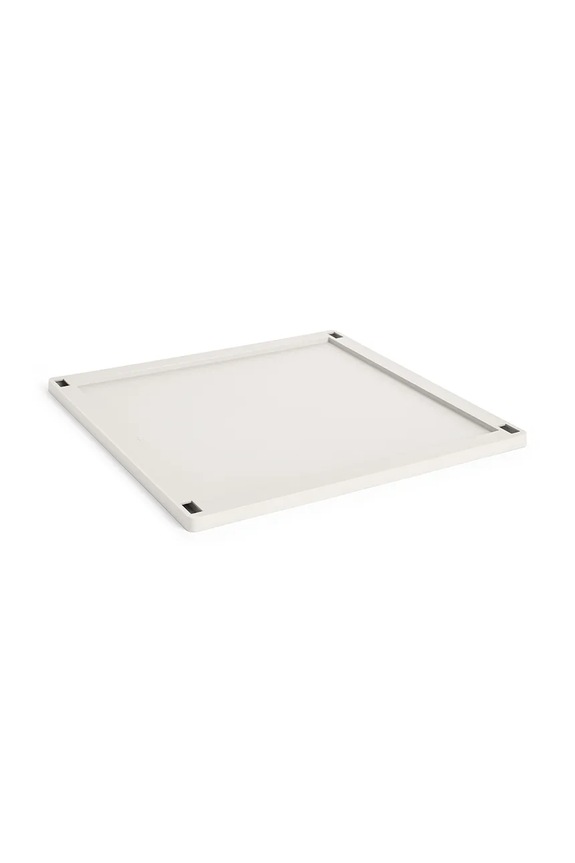 HAY pokrywka do pudełka Colour Crate M / 30 x 30 cm biały AE759F127AB90