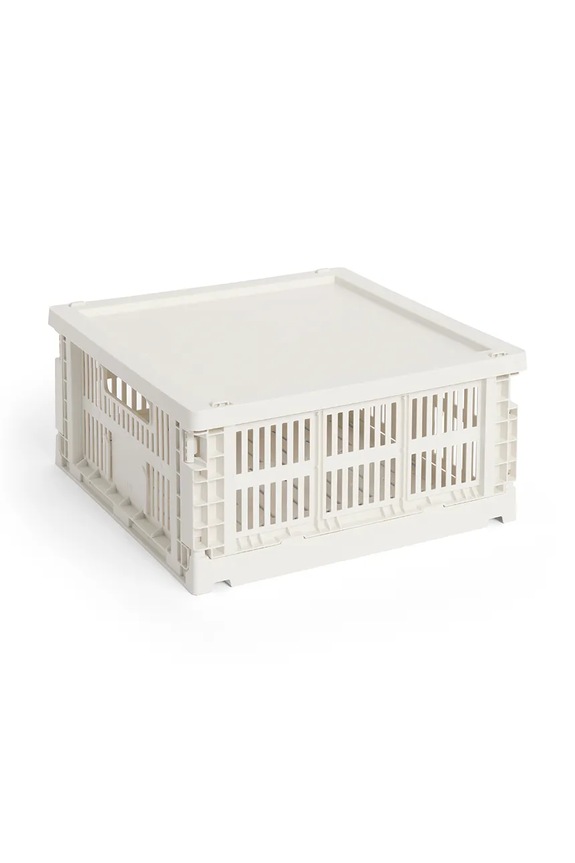 HAY pokrywka do pudełka Colour Crate M / 30 x 30 cm AE759F127AB90 biały AA00