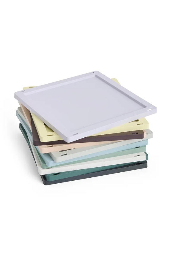 Nappali és hálószoba HAY doboz fedő Colour Crate M / 27 x 35 cm AE759F127AF65 rózsaszín