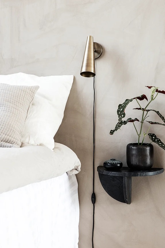 Κρεμαστό ράφι House Doctor HDMega 36 x 18 cm 210460600 μαύρο AA00