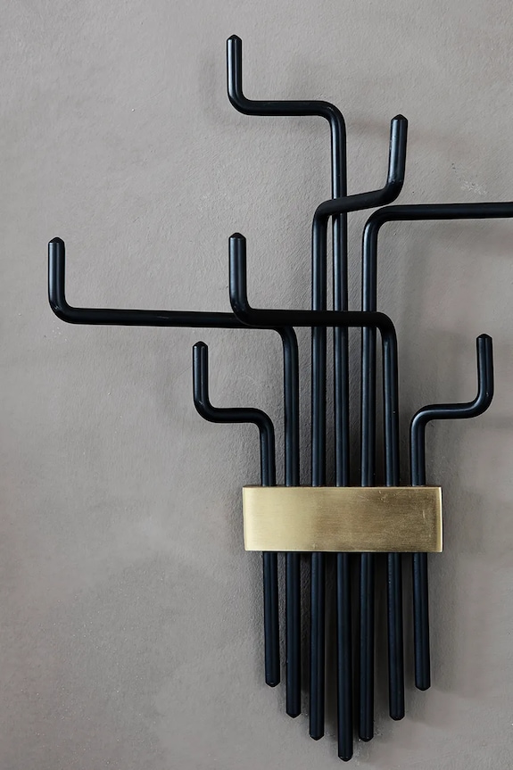 Закачалка за стена House Doctor HDPipes 42,5 cm 203661221 черен AA00