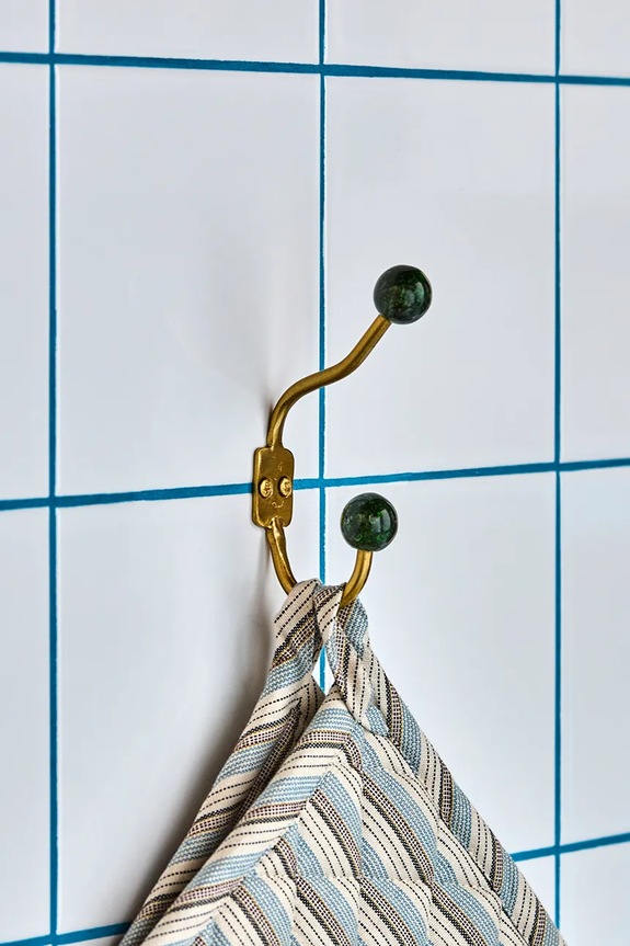 House Doctor gancio HDBall 13 cm pacco da 2 verde 900000380