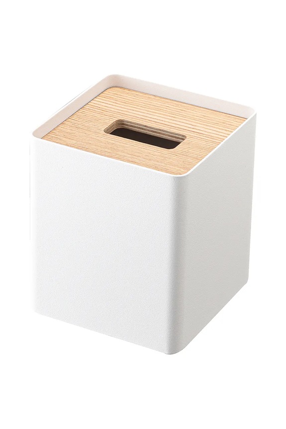 Posoda za robčke Yamazaki Rin 13 x 15,5 cm 5180. bela AA00