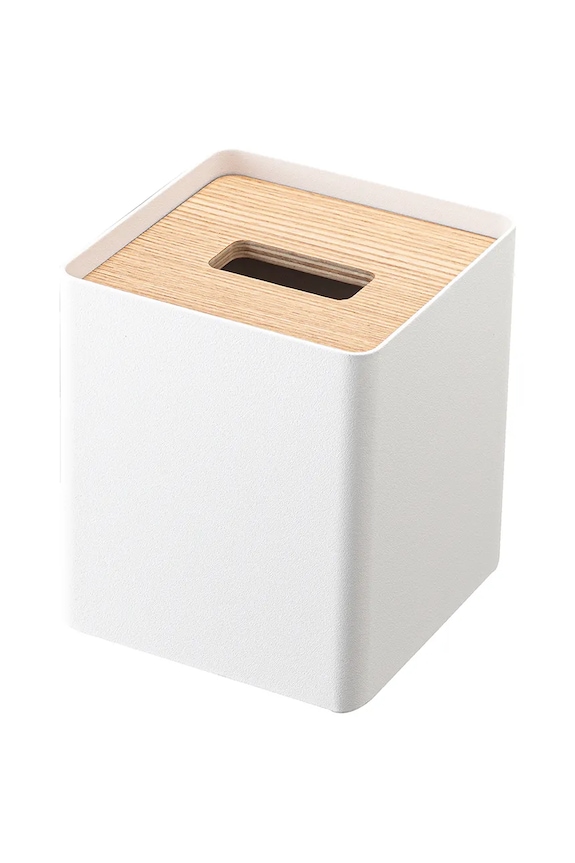 Posoda za robčke Yamazaki Rin 13 x 15,5 cm 5180. bela AA00