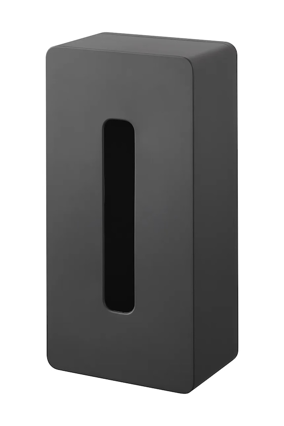 Posoda za robčke Yamazaki Tower 26 x 13 cm črna 5588