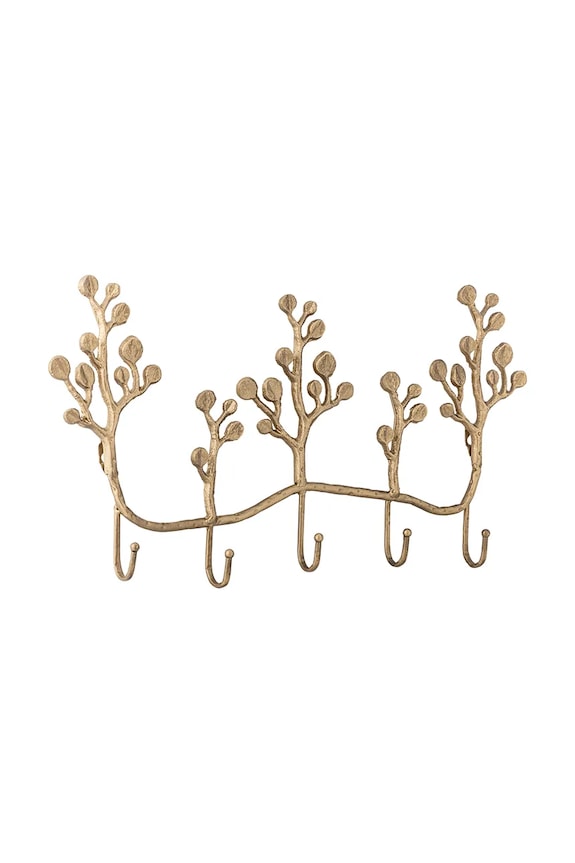 Stenski obešalnik Bloomingville Padova 57 x 31,5 x 5 cm 82065014 rjava AA00