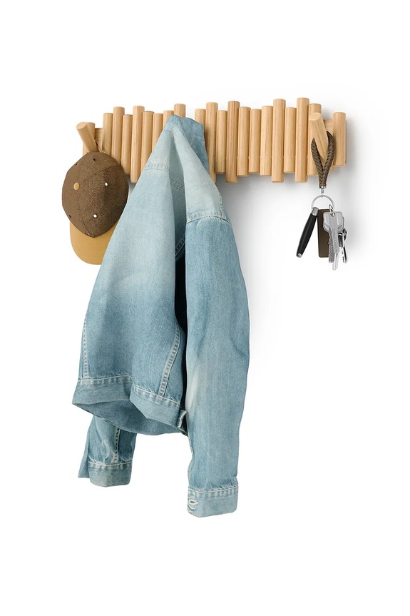 Zidna vješalica Umbra Picket Rail Hook 60 x 18 x 5 cm bež 1023554.390.CHN