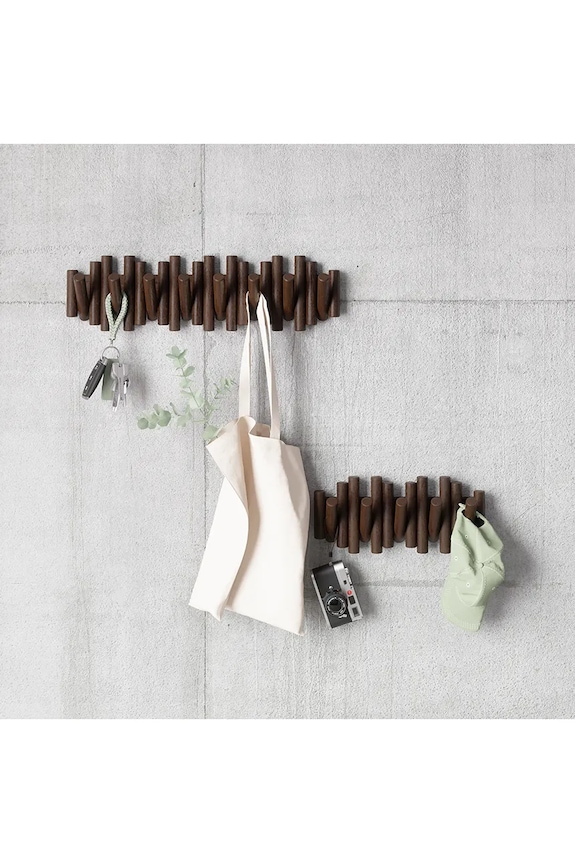 Umbra wieszak ścienny Picket Rail Hook 61 x 4 x 17 cm 1023554.746.CHN brązowy