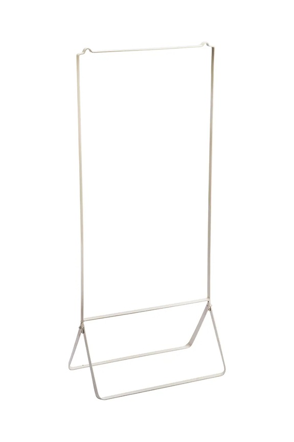Madam Stoltz wieszak na odzież wierzchnią 51 x 25 x 122 cm beżowy 38937CR