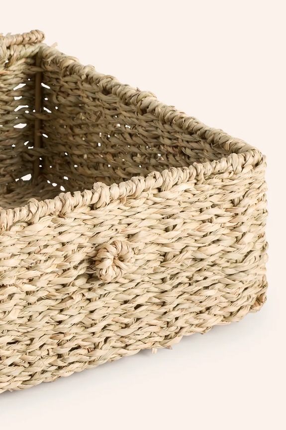 Κουτί αποθήκευσης Calma House Catola 20 x 20 x 10 cm CATOLA.BX20.NAT πορτοκαλί AA00