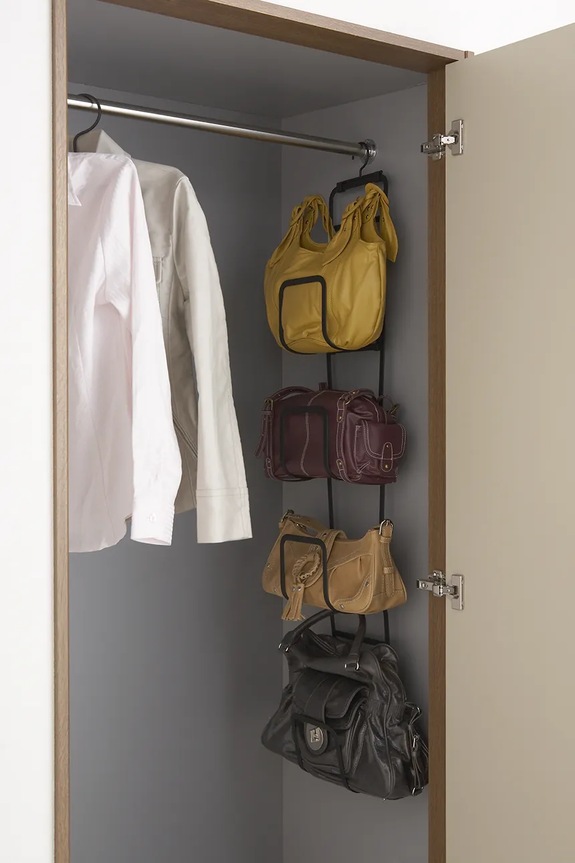 Organizér na tašky Yamazaki Chain 19 x18 x 113-137 cm 6509 černá
