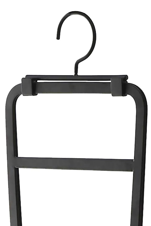 Obývací pokoj a ložnice Organizér na tašky Yamazaki Chain 19 x18 x 113-137 cm 6509 černá