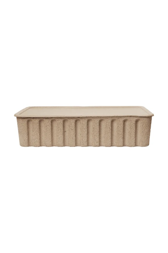 ferm LIVING pudełko do przechowywania 42 x 15 cm beżowy 1104272368