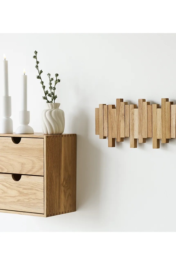 Stenski obešalnik House Nordic Caltra 3 x 40 x 18 cm 4494055