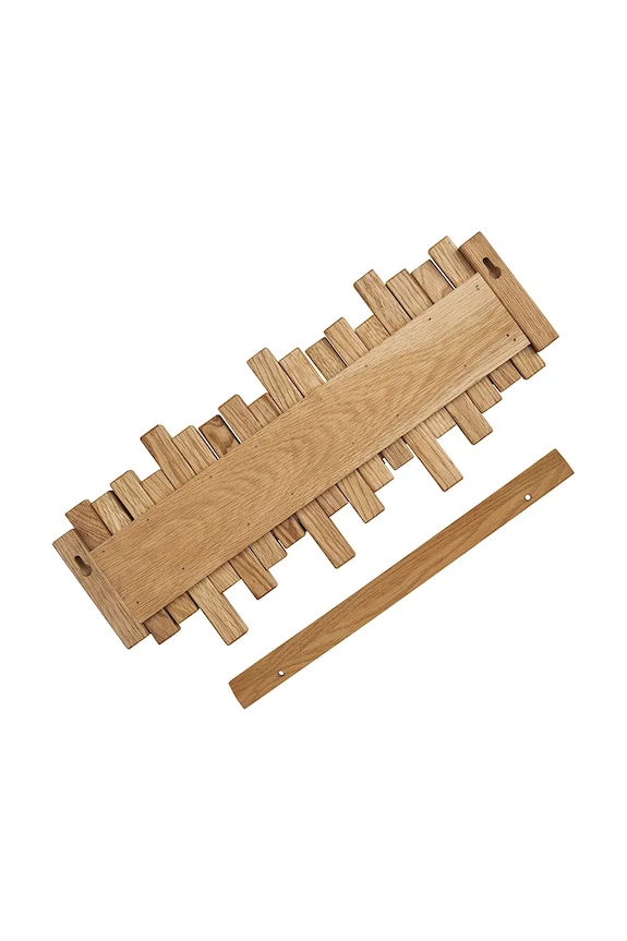 Stenski obešalnik House Nordic Caltra 3 x 40 x 18 cm 4494055 bež