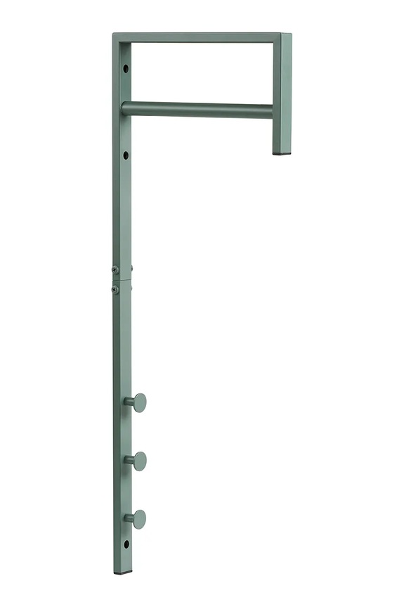 House Nordic wieszak ścienny na ubrania Trento 3 x 30 x 82 cm turkusowy 4494096