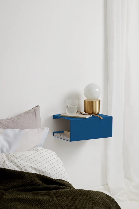ReCollector raft de perete BoxShelf 35 x 25 x 15 cm 100115.RW01 albastru AA00