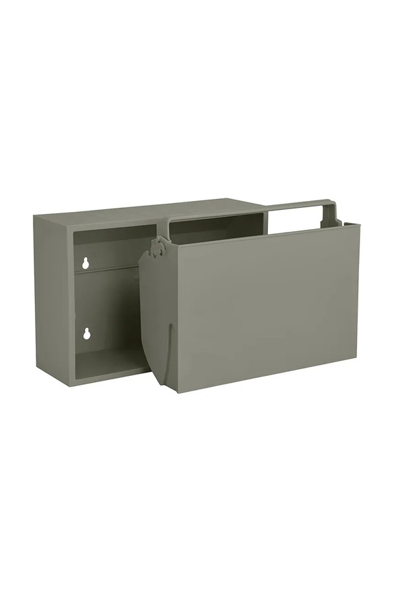 Salon i sypialnia ReCollector szafka ścienna Mini Box 30 x 10 x 15 cm 100106.GreenS zielony