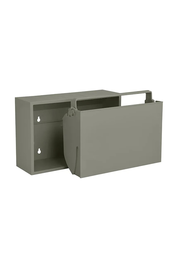 Salon i sypialnia ReCollector szafka ścienna Mini Box 30 x 10 x 15 cm 100106.GreenS zielony