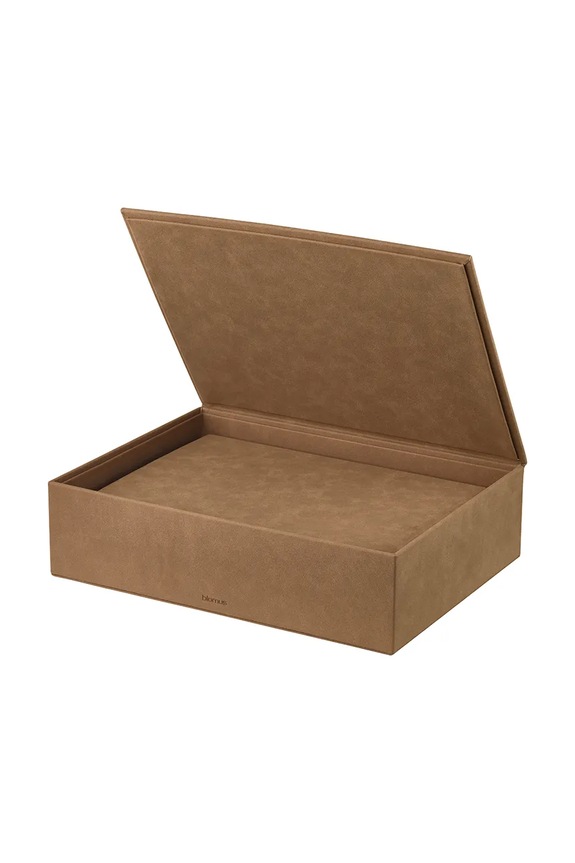 Salon i sypialnia Blomus zestaw pudełek do przechowywania Sahla 35 × 25 × 7 / 40 × 30 × 11 cm 2-pack B68327 brązowy
