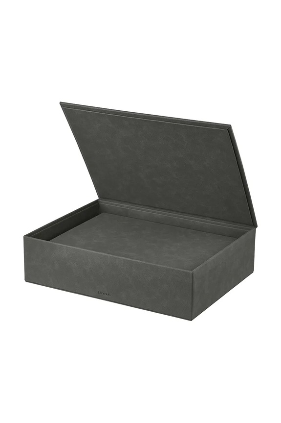 Salon i sypialnia Blomus zestaw pudełek do przechowywania Sahla 35 × 25 × 7 / 40 × 30 × 11 cm 2-pack B68328 czarny