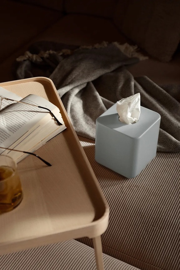 Kutija za maramice Zone Denmark Ume 13 x 15 cm 36033. bež AA00