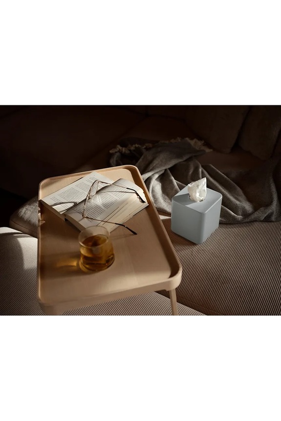 Dnevni boravak i spavaća soba Kutija za maramice Zone Denmark Ume 13 x 15 cm 36033. bež