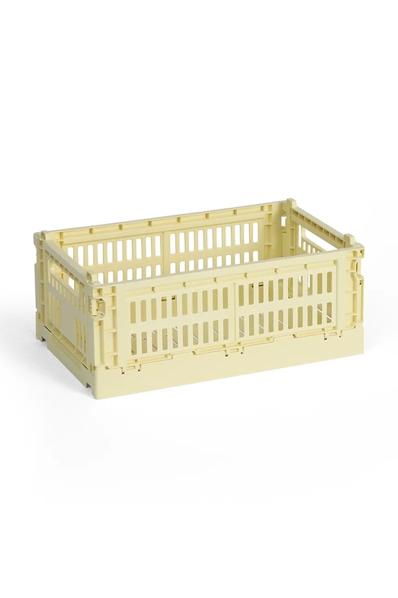 Kutija za pohranu HAY Colour Crate S / 10,5 x 17 x 26,5 cm zlatna AB634.A601.AB86